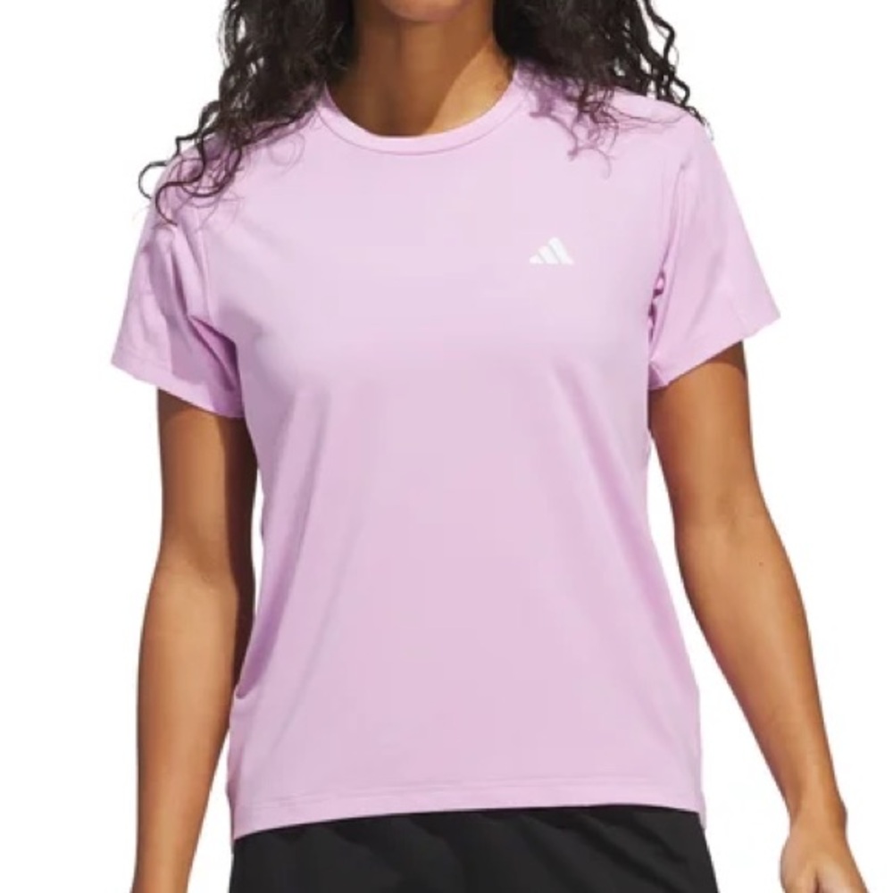 Adidas Women's  Light Orchid Active Tee  (L, XL)